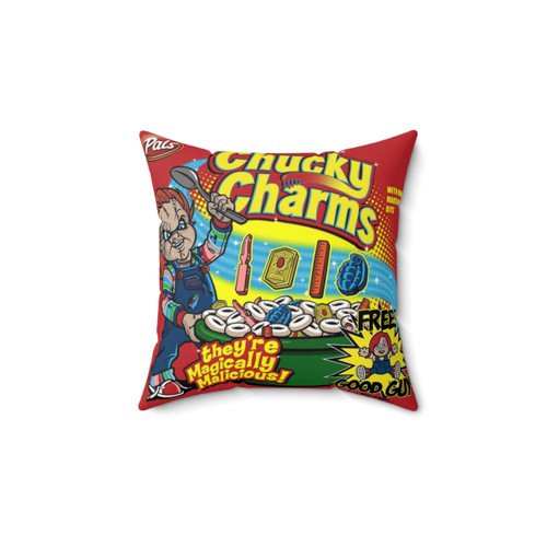 Chucky Charms Horror-Themed Decorative Pillow