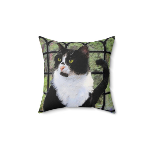 Tuxedo Cat Pillow by Alpen Designs