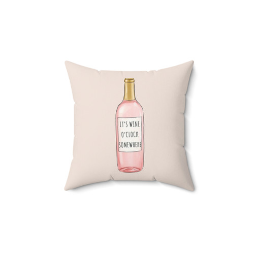 Decorative Wine Lover's Pillow