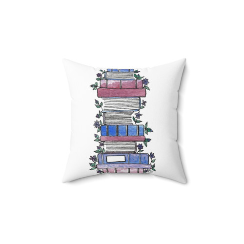 Floral Book Lover's Pillow