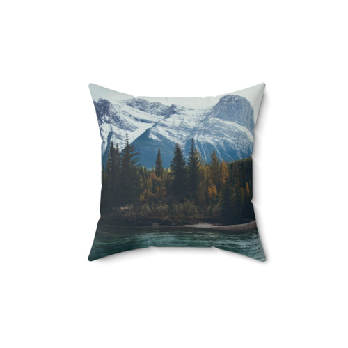 Mountain River Pillow - Cozy Home Decor