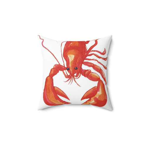 Cooked lobster rock decorative pillow