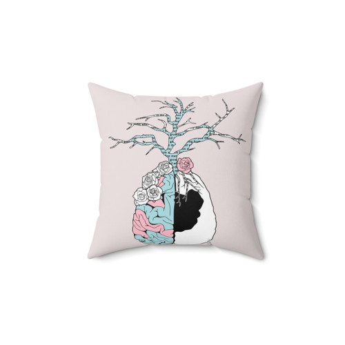 Garden Halsey Pillow - Decorative Floral Accent Cushion