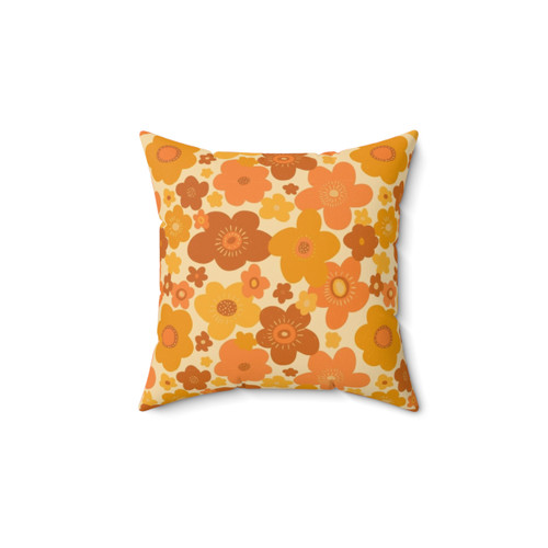 Vintage Floral Pattern Pillow