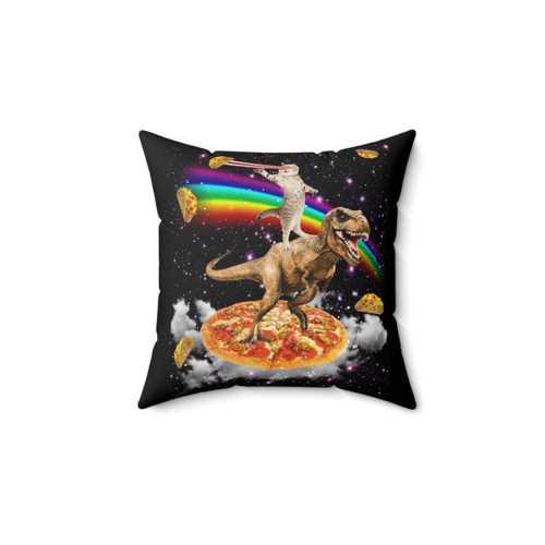 Galaxy Cosmic Cat Dinosaur Taco Pillow