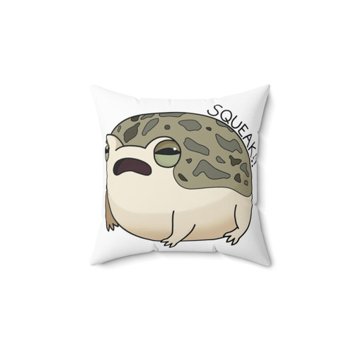 Desert Rain Frog Throw Pillow