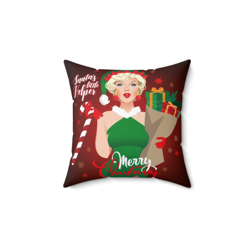 Christmas Santa's Little Helper Pillow