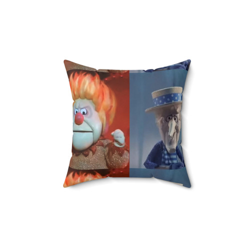 Vintage Miser Brothers Pillow from A Year Without a Santa Claus