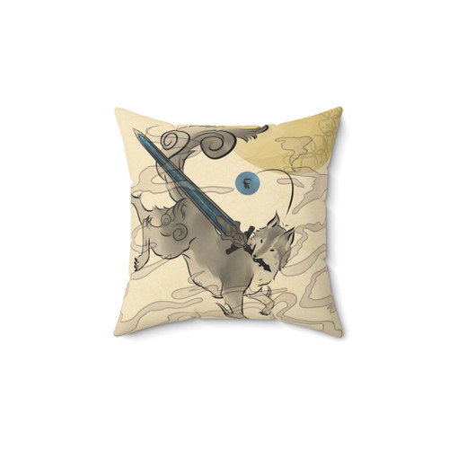 Sifkami The Great Grey Wolf Pillow