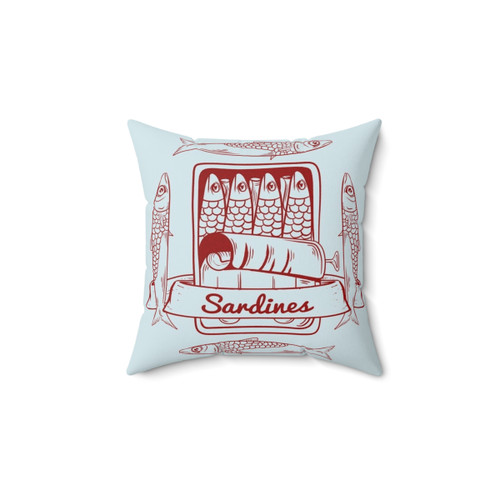 Tin of Sardines Decorative Pillow