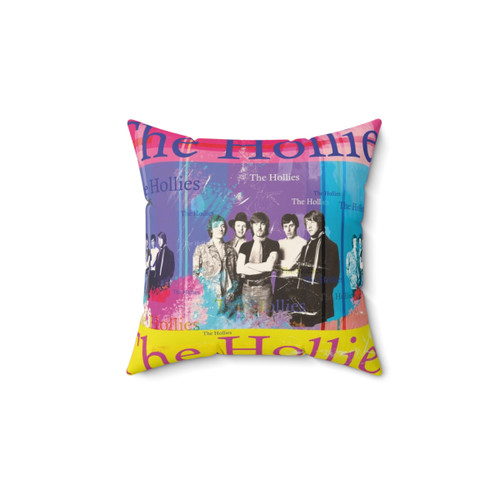 Nostalgic Retro Portrait of The Hollies 60s Pillow