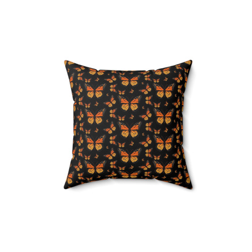 Monarch Butterfly Pattern Pillow