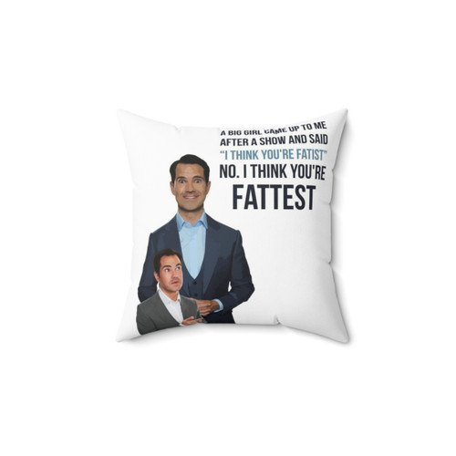Jimmy Carr Comedian Joke Pillow