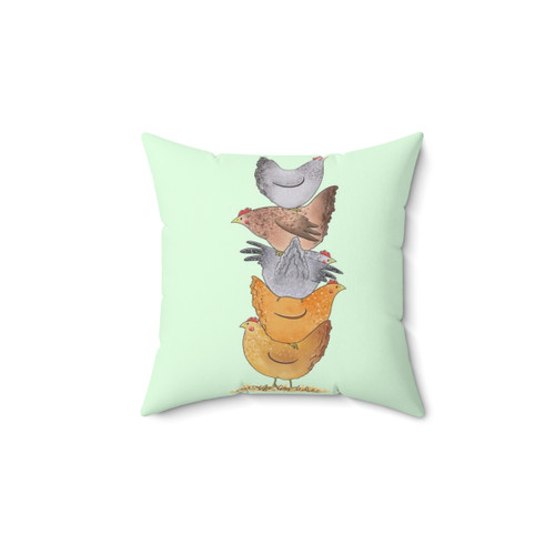 Hen Tower Pillow for Chicken Enthusiasts