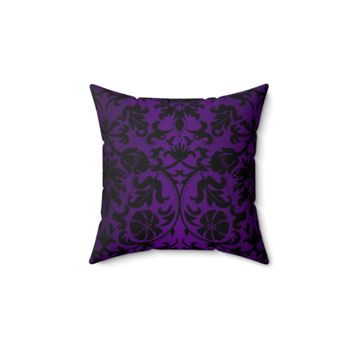 Elegant Damask Pattern Decorative Throw Pillow