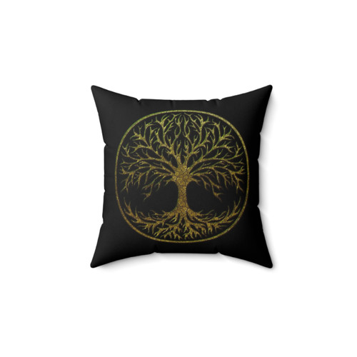 Yggdrasil Celtic Tree of Life Decorative Pillow
