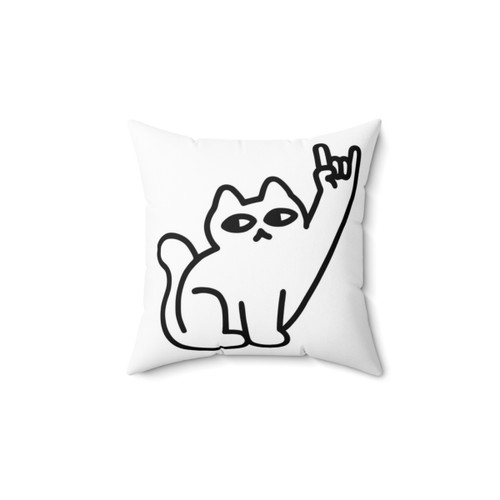 Cute Cat Metal Pillow