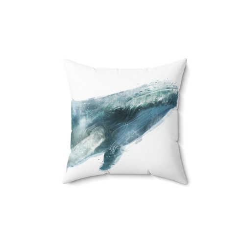 Humpback Whale Decorative Pillow