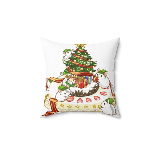 Hamster Elves Throw Pillow