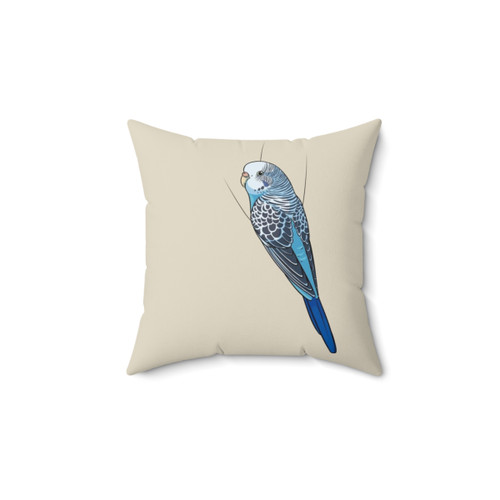Blue Budgie Decorative Pillow for Home and Pets