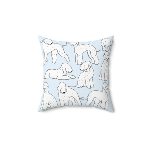 Bedlington Terrier Dog Breed Pattern Pillow