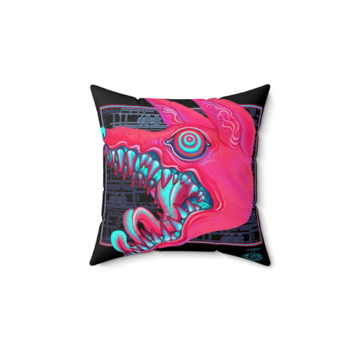 Canine-themed pillow with unique animal design