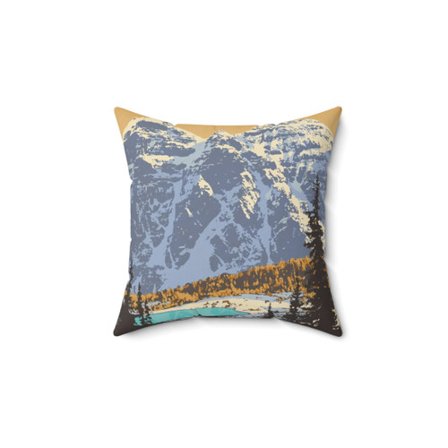 Banff National Park Mountain Pillow