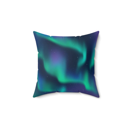 Aurora Borealis Northern Lights Decorative Pillow