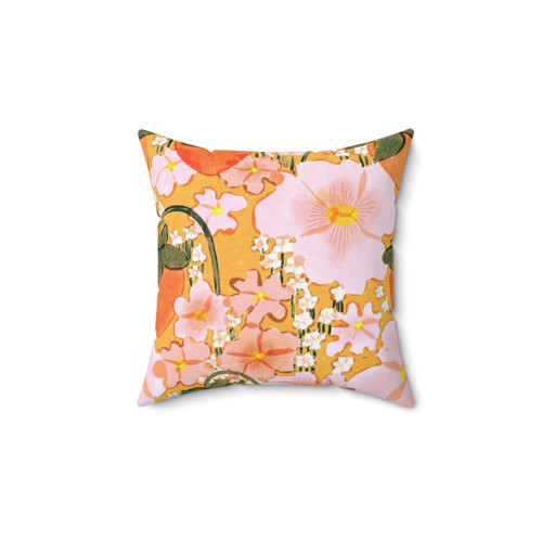 Strawberry Fields II Boho Pillow