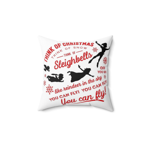 Peter Pan Inspired Christmas Pillow by Kelly Design Company