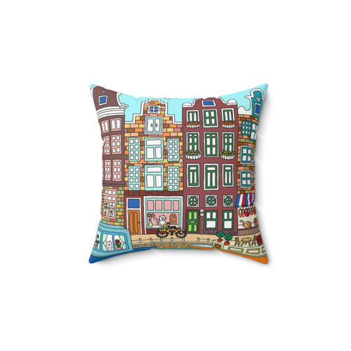 Colorful Amsterdam Pillow