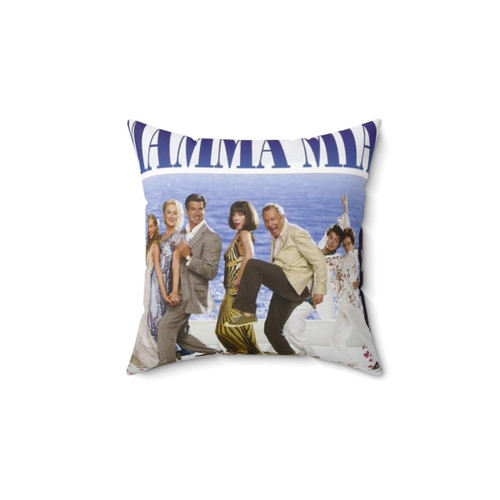 Mamma Mia Cast Poster Decorative Pillow