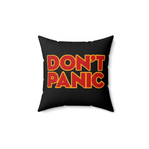 Don't Panic Hitchhiker's Guide to the Galaxy Pillow