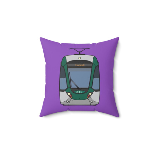 Nottingham Tram Pillow - Cityscape Home Decor