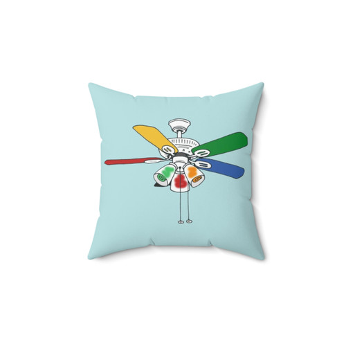 Colorful Ceiling Fan Pillow