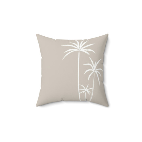 Boho Palm Trees Decorative Throw Pillow