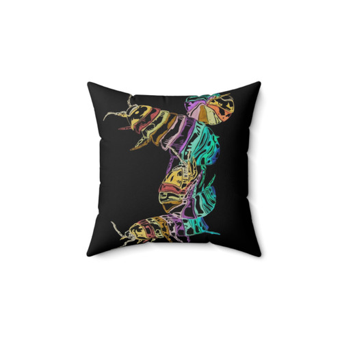 Roly Poly Pill Bug Decorative Throw Pillow