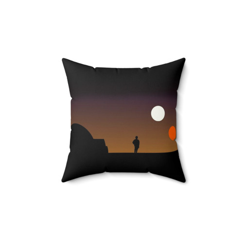 Star Wars Tatooine Sunset Pillow