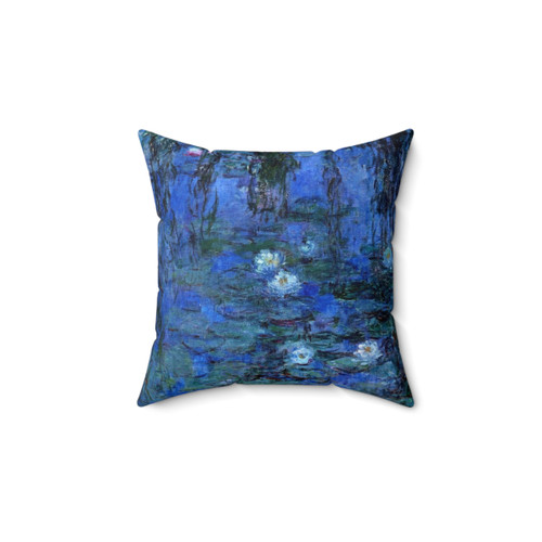 Monet Water Lilies Impressionist Pillow