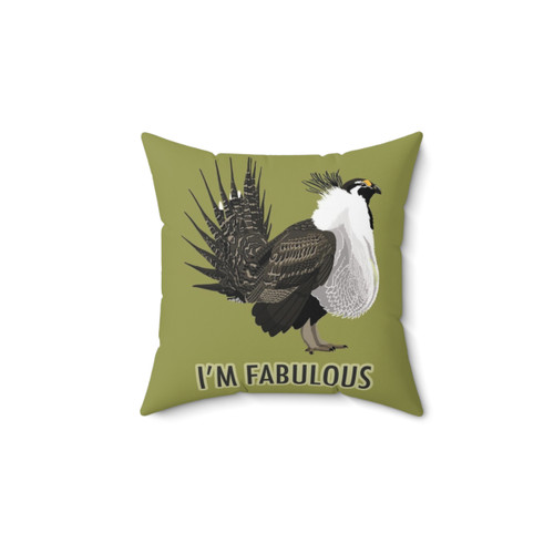 Greater Sage-Grouse Bird Pillow