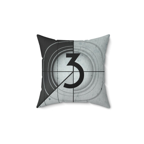 Vintage Countdown Pillow - Cinematic Home Decor