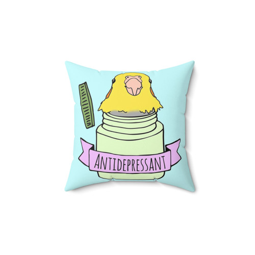 Calming Cockatiel Pillow for Bird Lovers