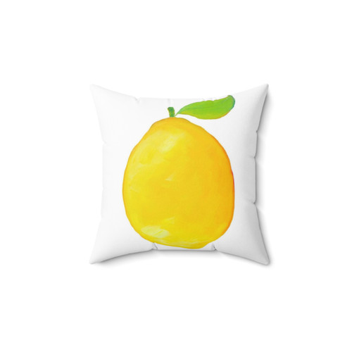 Vibrant Lemon Pillow for Sunny Decor