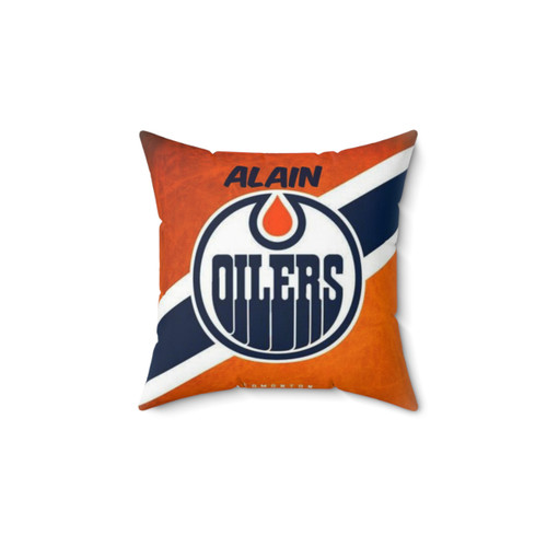 Oilers Hockey Team Pillow for Fans