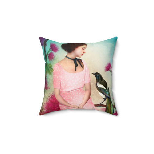 Decorative Daydream Pillow with Whimsical Nature Design