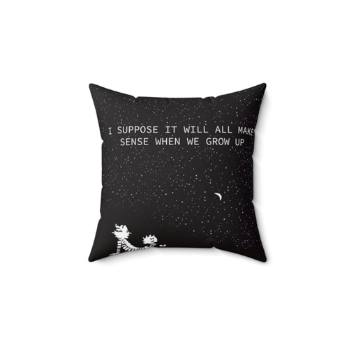 Calvin and Hobbes Stars Pillow - Nostalgic Cartoon Decor