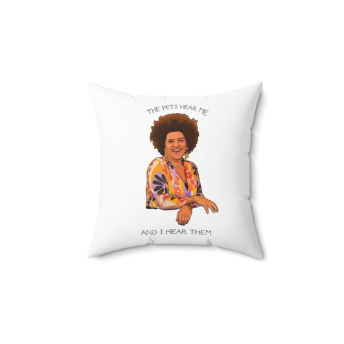 Jana the Pet Psychic Lunatics Pillow