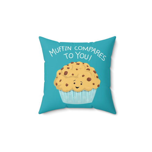 Muffin-shaped pillow for baking enthusiasts