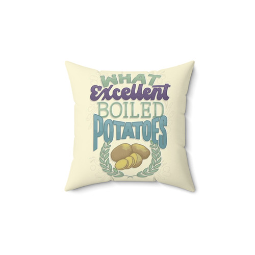 Excellent Boiled Potatoes Pillow - A Cozy Literary Accent