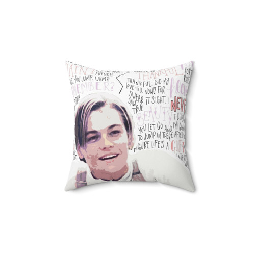 Leonardo DiCaprio Titanic Jack Dawson Pillow